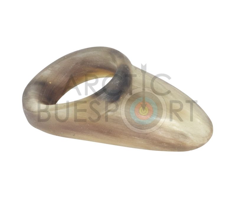 White Feather Thumb Ring